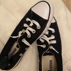 Black converse size 7